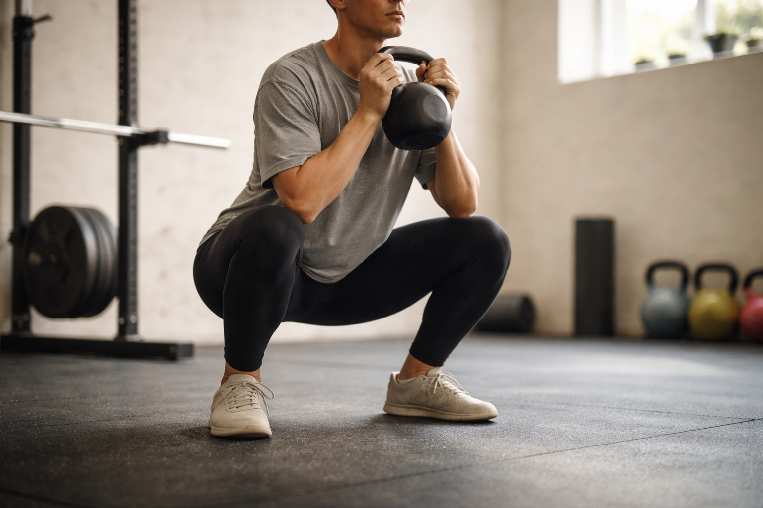 Squat der passer til din krop: sådan finder du teknikken uden knæballade