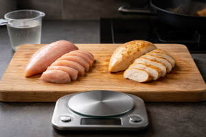 Protein i kød: rå vs tilberedt vægt - sådan regner du rigtigt i din kostplan