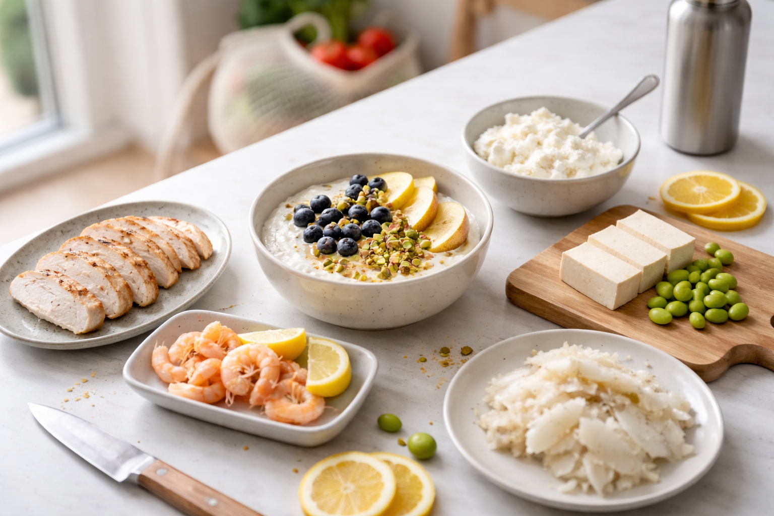 Proteinrige madvarer med få kalorier: 30 konkrete valg - og sådan bruger du dem